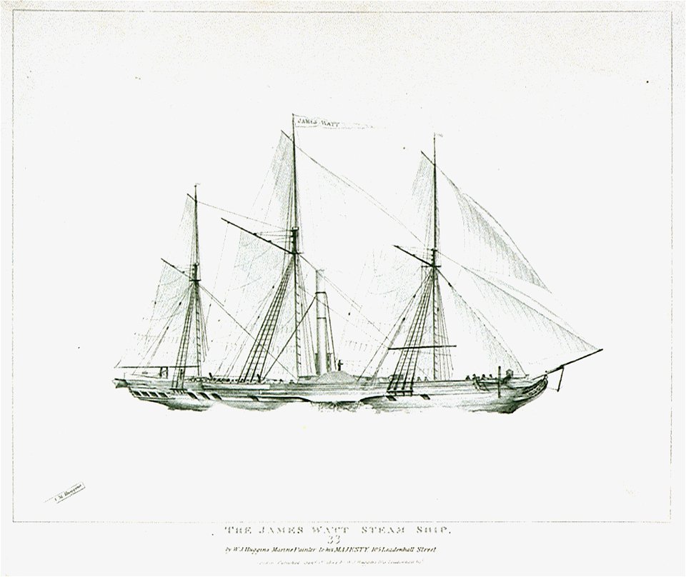 The James Watt Steam Ship 33 RMG PU6654