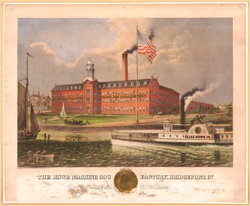 The Howe machine co's factory, Bridgeport, Co. LCCN2004667235