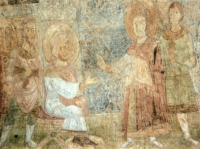 The Inquisition of St. George by the Emperor Diocletian - Google Art Project