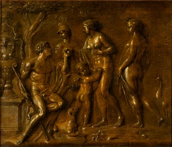 The Judgement of Paris - Nationalmuseum - 23894. Free illustration for personal and commercial use.