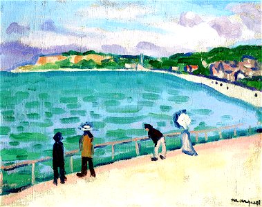 The Jetty, Sainte-Adresse Albert Marquet (1905-1906)