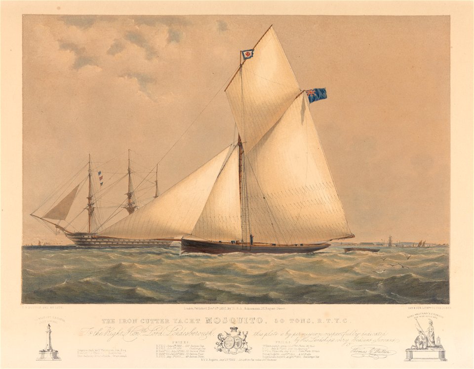 The Iron Cutter Yacht Mocquito, 50 Tons, R.T.Y.C RMG PY8686