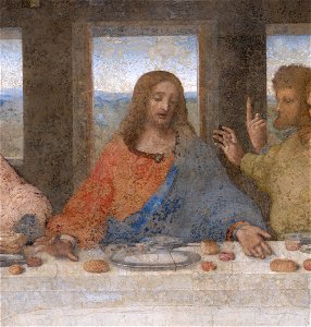 The Last Supper - Leonardo Da Vinci - High Resolution 32x16 (Jesus cropped)