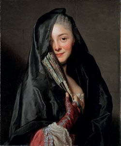 The Lady with the Veil (the Artist's Wife) (Alexander Roslin) - Nationalmuseum - 21152FXD