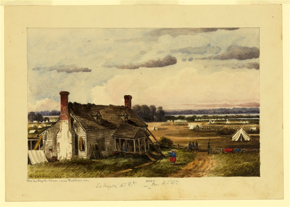 The LaFayette House near Yorktown, Va. - McIlvaine. LCCN2004661399