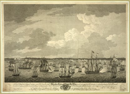 The landing of his majesty's forces, under the command of the Rt. Honbl. ye Earl of Albermarle, on the island of Cuba LCCN2003671686