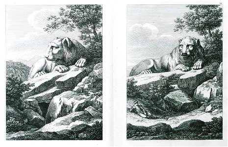 The Lion of Ioulis, Kea - Peter Oluf Brøndsted - 1826