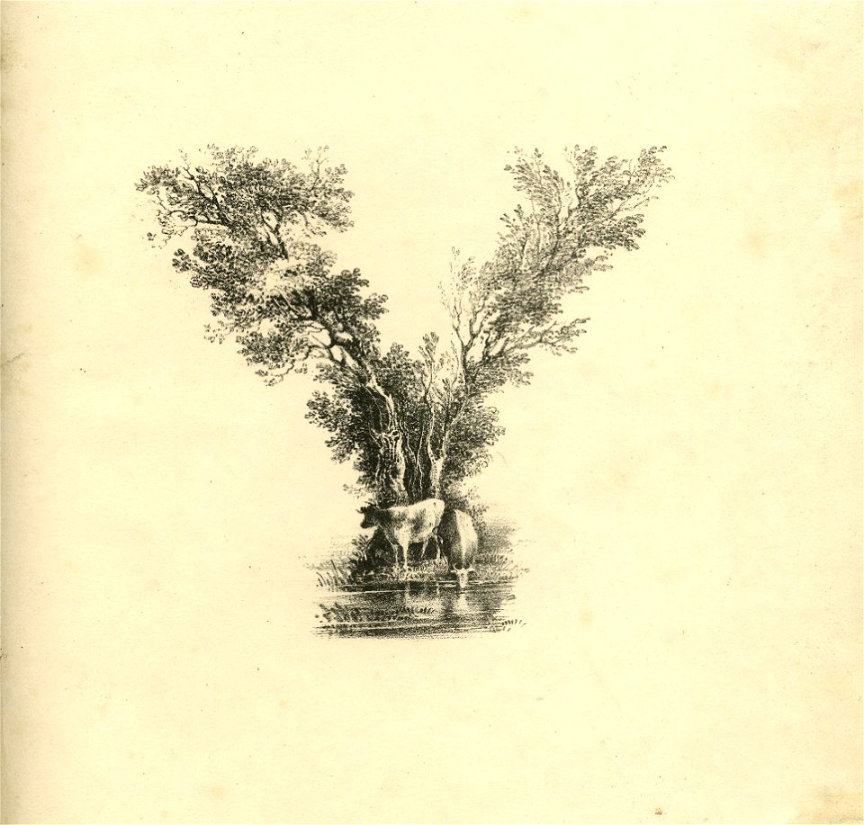 The Landscape Alphabet (BM 1870,0514.2075-2100 18)