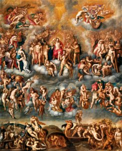 The Last Judgment ( Flemish School, 17th Century)