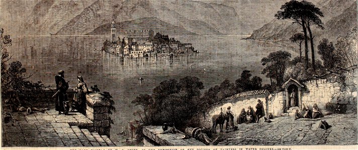 The Lago d'Orta - ILN 1861