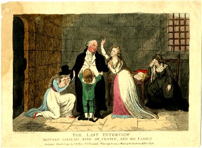The last interview between Louis XVI, king of France, and his family (BM 1878,0511.1411)