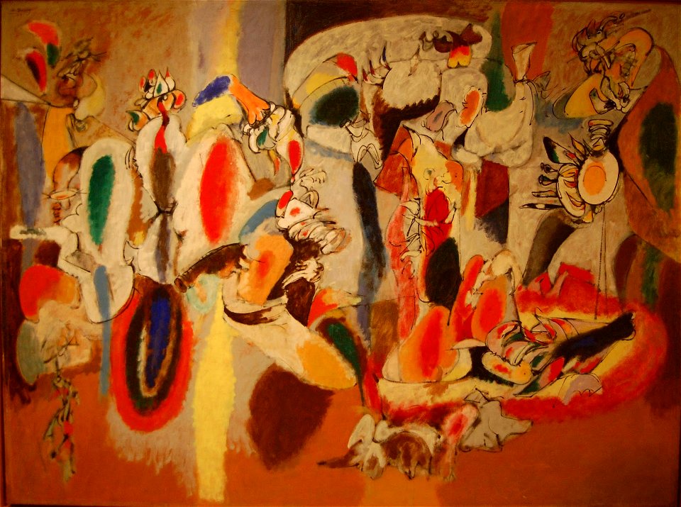 The Liver is the Cock's Comb y Arshile Gorky, 1944