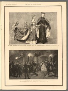 The life of Queen Victoria the Queen as Philippa, and Prince Consort as Edward III, at The Plantagenet Ball at Buckingham Palace, May 12, 1841 (5254871)