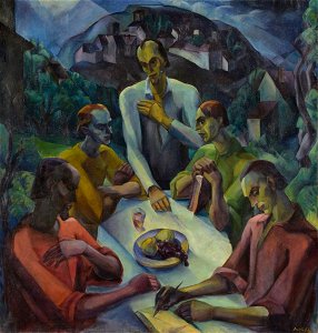 The Last Supper by Gyula Derkovits 1922