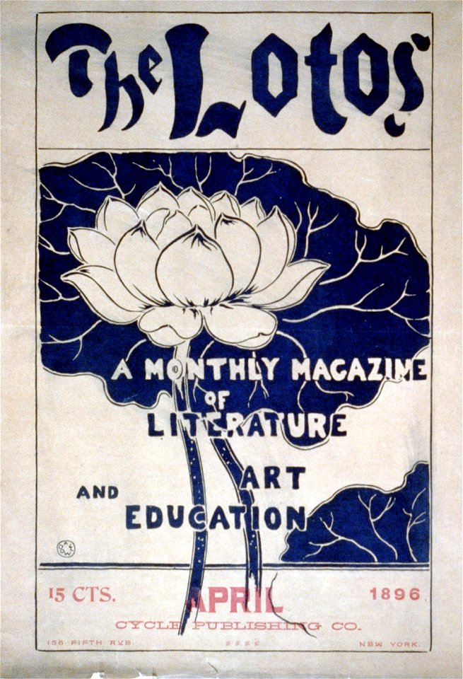 The Lotos. A monthly magazine of literature and art education LCCN2002720169
