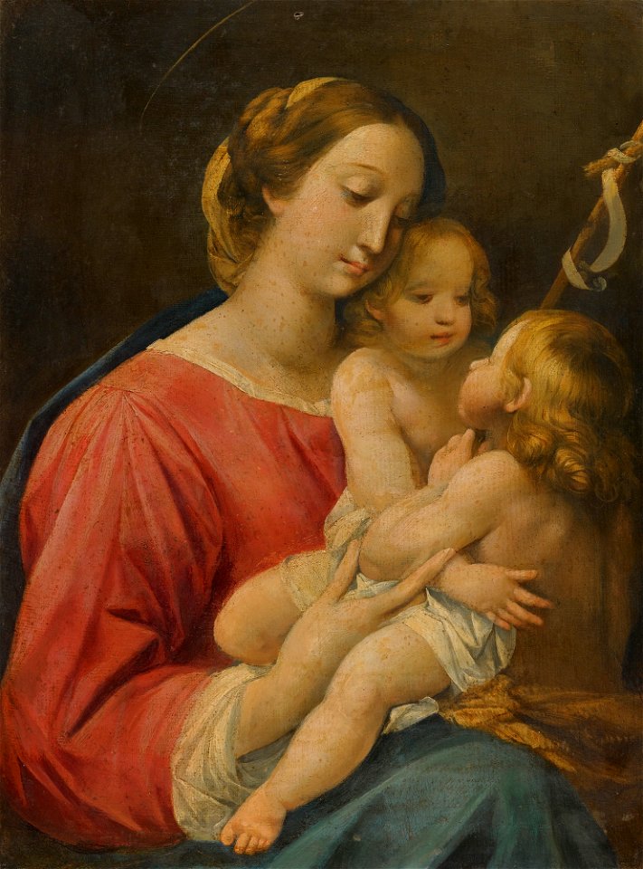 The Madonna and Child with the Infant Saint John the Baptist by Giuseppe Cesari