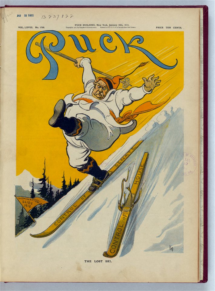 The lost ski - Kep. LCCN2011648857