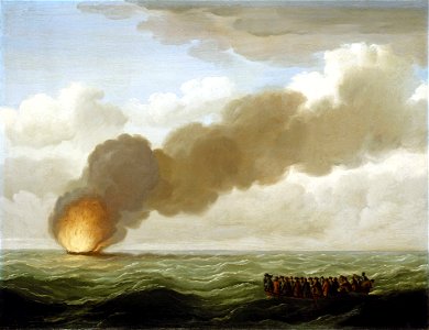 The Luxborough Galley burnt right down RMG BHC2386
