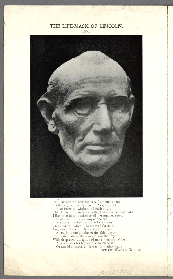 The life-mask of Lincoln, 1860 (5449786)