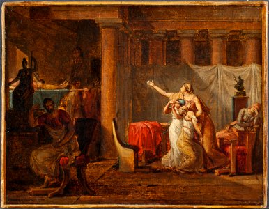 The Lictors Returning to Brutus the Bodies of his Sons. Study (Jacques Louis David) - Nationalmuseum - 19743