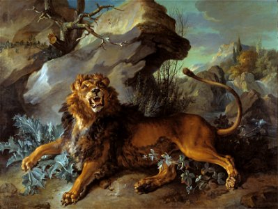 The Lion and the Fly (Jean-Baptiste Oudry) - Nationalmuseum - 17865