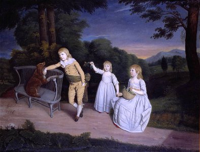 The Lethbridge Children, Charles Gill, 1785, Tate collection. Free illustration for personal and commercial use.