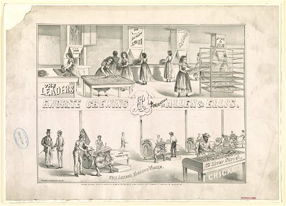 The Leaders favorite chewing A&E manufactured by Allen & Ellis - Chicago Lithographing Co. LCCN2012647367