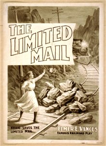 The limited mail Elmer E. Vance's famous railroad play. LCCN2014636488