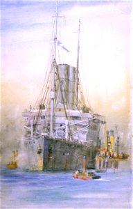 The liner 'Carmania' fitted as an armed merchant cruiser RMG PW2108