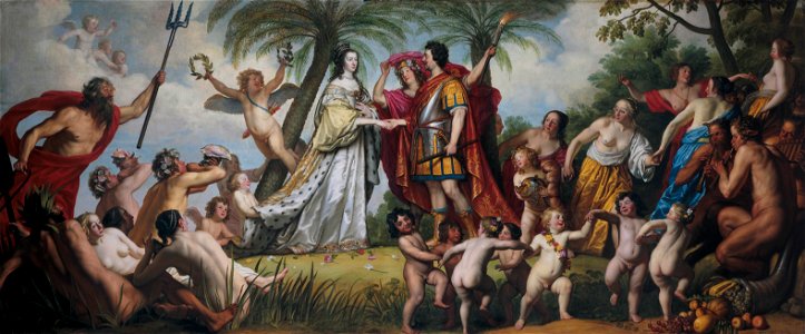 The Marriage of Frederik Hendrik and Amalia van Solms, by Gerard van Honthorst