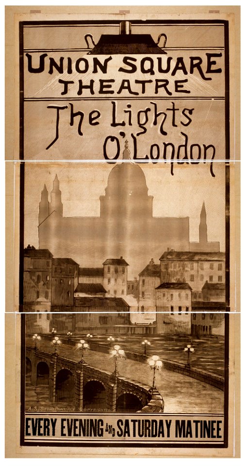The lights o' London every evening and Saturday matinee. LCCN2014637124