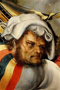 The Martyrdom of St Catherine by Lucas Cranach the Elder (HU HCBC) - executioner detail