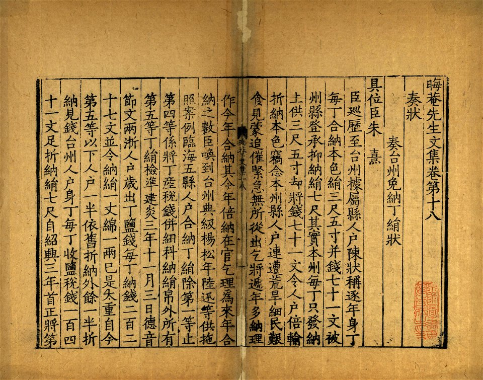 The Literary Collection of Zhu Xi