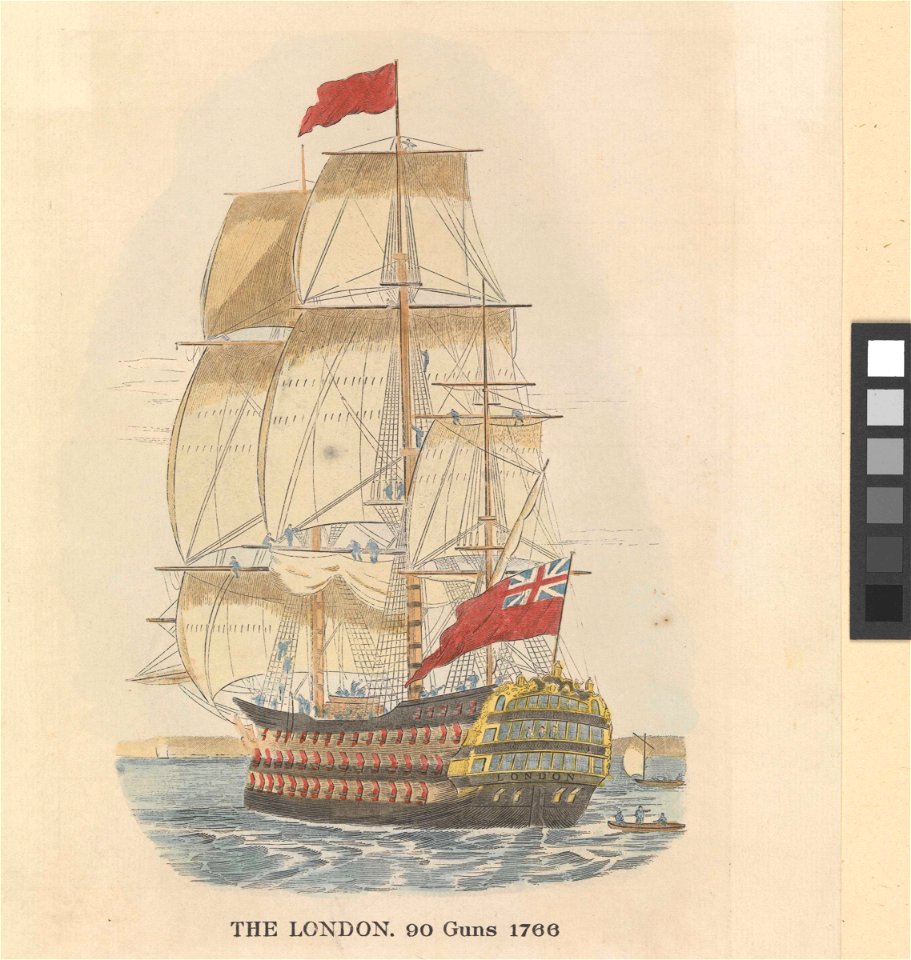 The London 90 Guns 1766 RMG PW7955