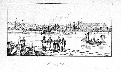 The Marine sketch book by H. Moses 1826. Ramsgate RMG PU7928
