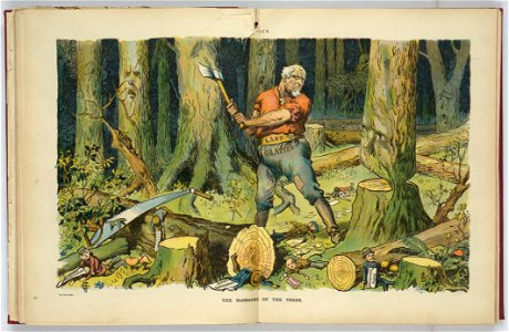 The massacre of the trees - CH (monogram). LCCN2011647191