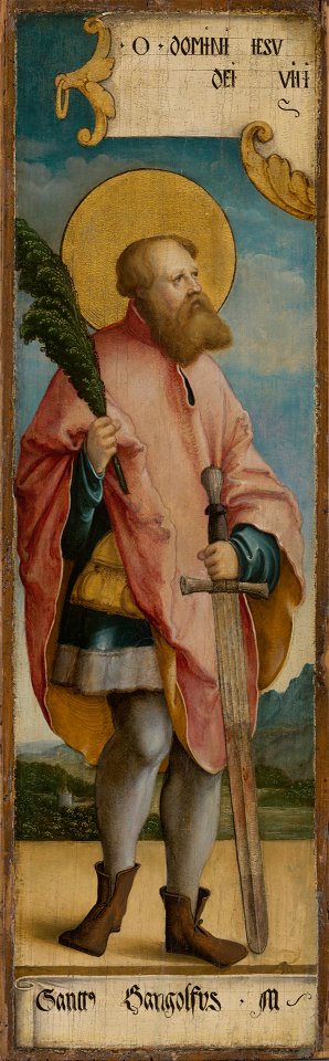 The Master of Messkirch (possibly Peter Strüb the Younger) - Saint Gangolf - 1954.43.1 - Yale University Art Gallery