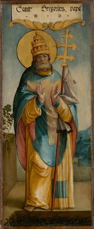 The Master of Messkirch (possibly Peter Strüb the Younger) - Saint Gregory the Great - 1954.43.2 - Yale University Art Gallery