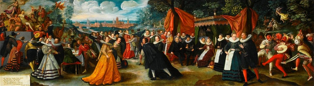 The Marriage of Valentin Von Bodecker and Agathe Von Der Linde by Hermann Hahn