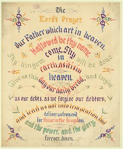 The Lord's prayer LCCN2004662429