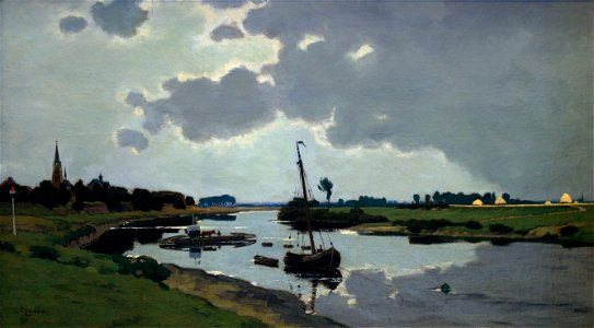 The Maas near Kessel by Derk Wiggers Limburgs Museum L24444