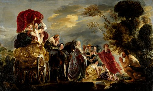 The Meeting of Odysseus and Nausicaa - Jacob Jordaens (I)