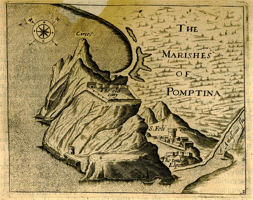 The Marishes of Pomptina - Sandys George - 1615