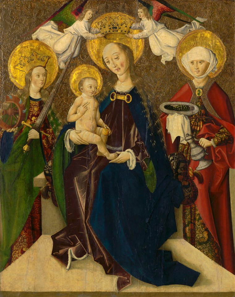 The Madonna Enthroned between St. Catherine and St. Elizabeth