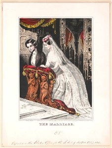 The marriage - lith. & pub. by Sarony & Major. LCCN99400011