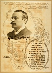 The man who has made the whole world laugh, Chas. Hoyt America's prolific author, A Texas steer .... LCCN2014635804