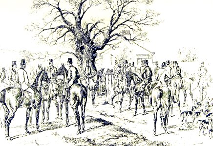 The Marquess of Zetlands Hounds at Stapleton, Richmondshire, North Yorkshire