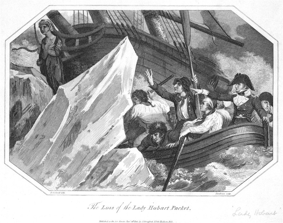 The Loss Of Lady Hobart Packet Rmg Pu6374 - Free Stock Illustrations 