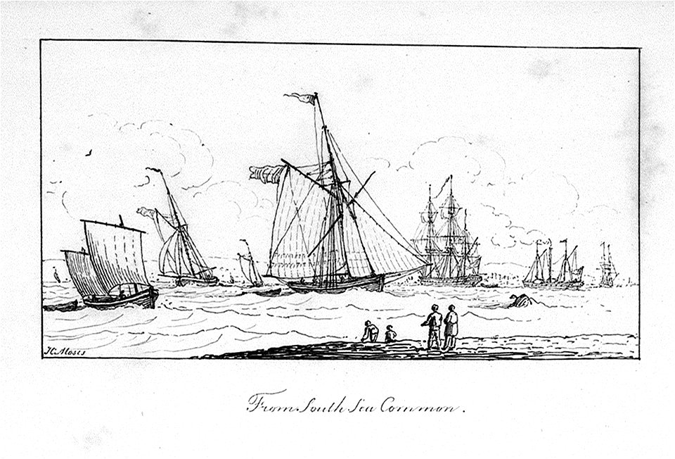 The Marine sketch book by H. Moses 1826. From South Sea Common RMG PU7935