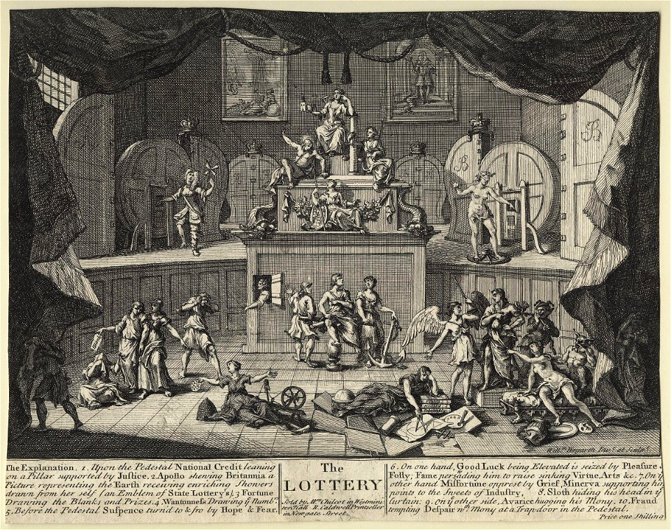 The Lottery by William Hogarth